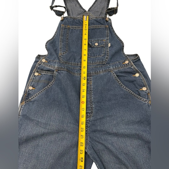 Old Navy Women’s Denim Blue Jean Bib Overalls L - Picture 12 of 12